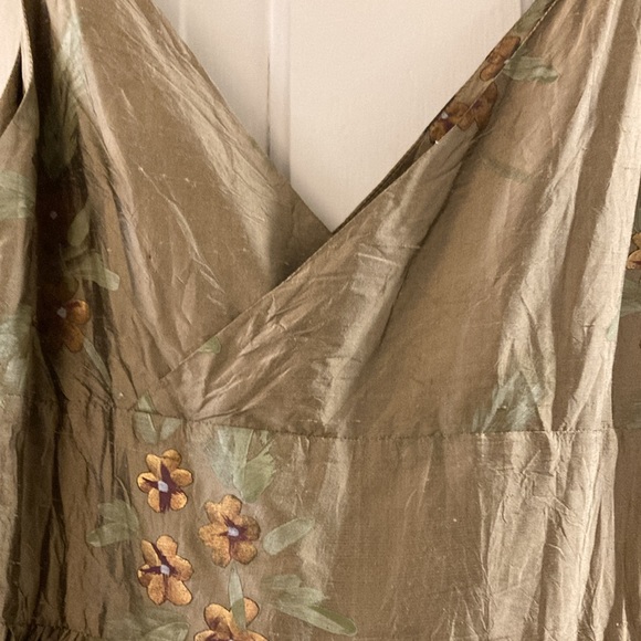 Gorgeous handmade Lena Medoyeff silk dress size 2 - Picture 4 of 4
